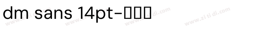dm sans 14pt字体转换